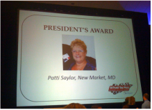Patti Saylor honored by NDSC