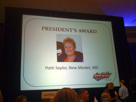 Patti Saylor's President's Award at NDSC2014